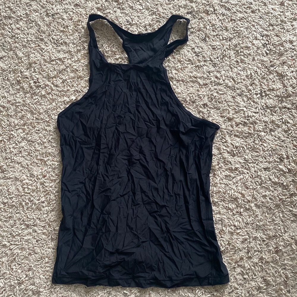 black lulu tank top